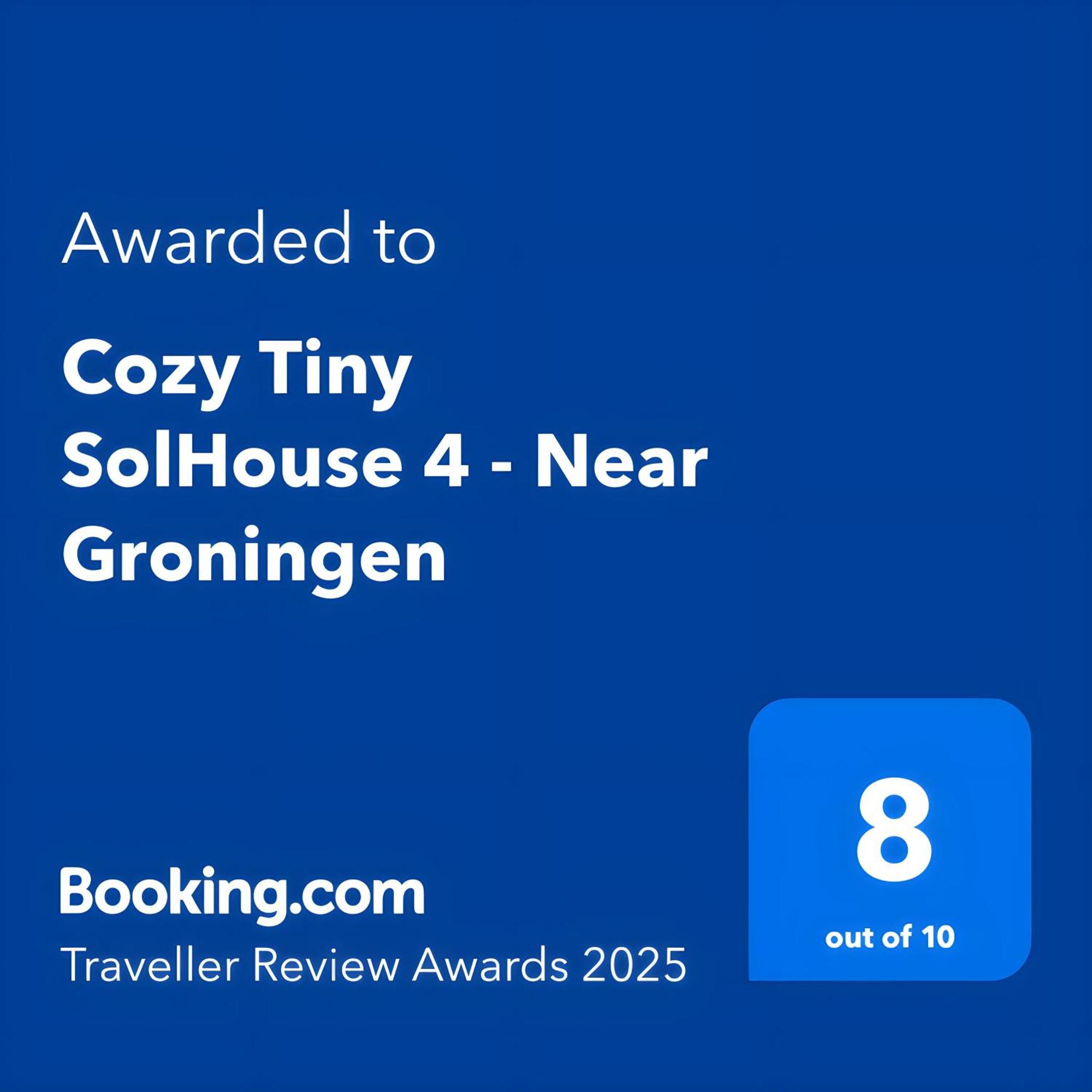 Cozy Tiny Solhouse 4 - Near Groningen Villa Kropswolde Buitenkant foto